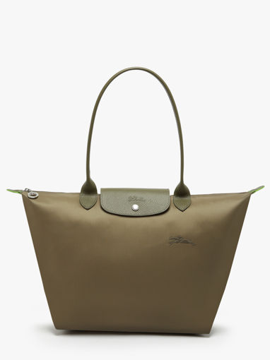 Longchamp Le pliage green Schoudertas Bruin