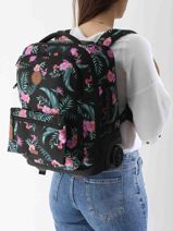Handbagage Rugzak Travel Cabaia Veelkleurig travel XS-vue-porte