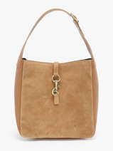 Schoudertas Velvet Caviar Leder Milano Bruin velvet caviar VC24118