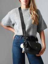 Cross Body Tas Alizier Woomen Zwart alizier WALI03-vue-porte