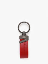 Sleutelhanger Leder Yves renard Rood foulonne 2328