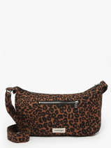 Cross Body Tas Mini Charlot Gerecycleerd Katoen Rivedroite Bruin wild tribe MCHARWIL