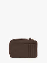 Kaarthouder Leder Crinkles Bruin caviar 14318