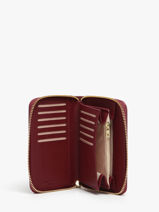 Portemonnee Ted lapidus Violet jara TLMQ1503-vue-porte