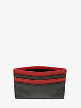 Kaarthouder Leder Yves renard Zwart bicolor 242-vue-porte