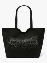 Shopper K/essential Rhinestone Logo Karl lagerfeld Zwart k essential B1W50087