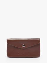 Portemonnee Caviar Leder Milano Bruin caviar CA23113