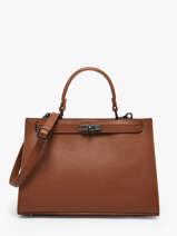 Sac Port� Main Caviar Leder Milano Bruin caviar CA25116