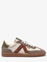 Sneakers Uit Leder Redskins Beige men ELDORADO