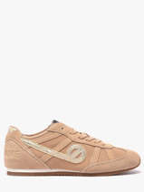 Sneakers Uit Leder No name Beige women EREZ04BA