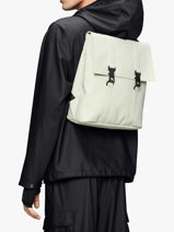 Msn Bag Mini - Rugzak 1 Compartiment Rains Geel city 13310-vue-porte