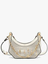 Cross Body Tas M Croisette Charms Leder Lancel Wit croisette A14012