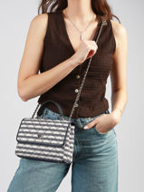 Cross Body Tas Giully Guess Blauw giully AG967320-vue-porte