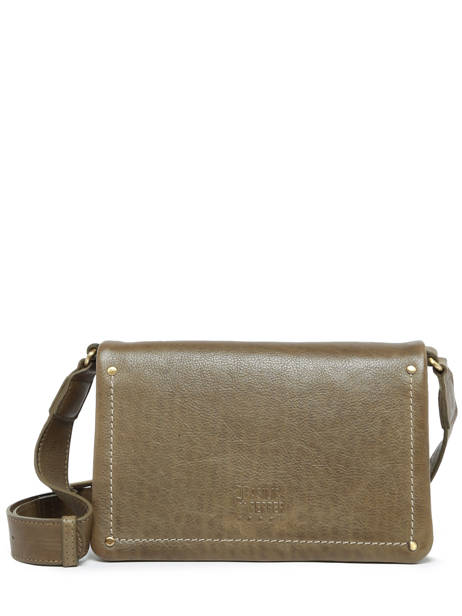 Cross Body Tas Boston Leder Basilic pepper Groen boston BBOS02