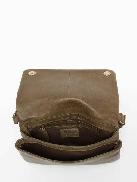 Cross Body Tas Boston Leder Basilic pepper Groen boston BBOS02 ander zicht 3
