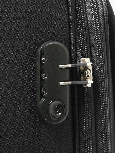 Soepele Reiskoffer Sun Travel Zwart sun L ander zicht 1