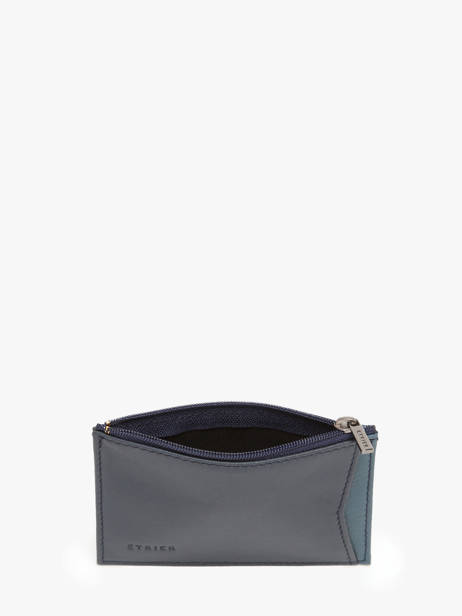 Kaarthouder Met Portemonnee Cadence Leder Etrier Blauw cadence ECAD5012 ander zicht 1