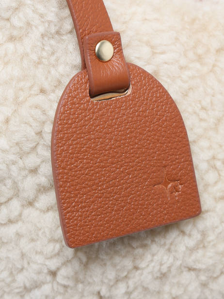 Schoudertas Babyatoutprix - Lucie Leder Etrier Veelkleurig babyatoutprix - lucie ELUC129M ander zicht 4