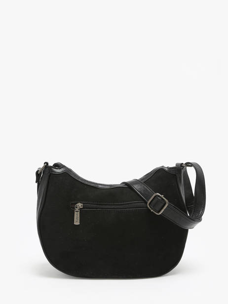 Cross Body Tas Winter Velvet Miniprix Zwart winter velvet 3663 ander zicht 3