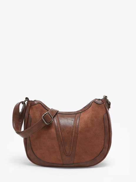 Cross Body Tas Winter Velvet Miniprix Bruin wt velvet 3663