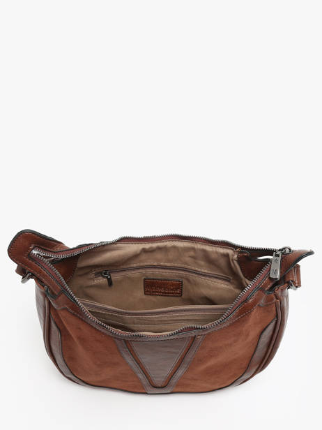 Cross Body Tas Winter Velvet Miniprix Bruin wt velvet 3663 ander zicht 2