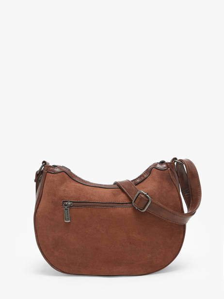 Cross Body Tas Winter Velvet Miniprix Bruin wt velvet 3663 ander zicht 3