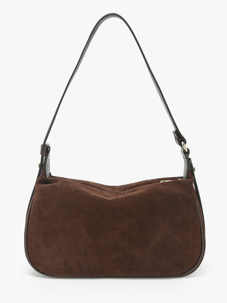 Schoudertas /cross Body Velvet Caviar Leder Milano Bruin velvet caviar VC24113 ander zicht 4