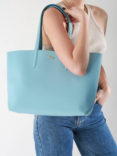 Omkeerbare Shoppingtas Anna Lacoste Blauw anna NF2142AA ander zicht 1