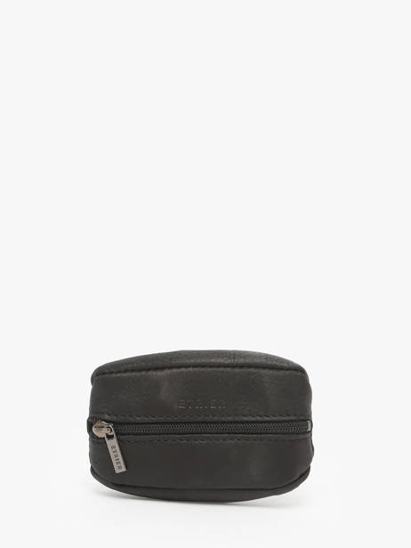 Portemonnee Oil Leder Etrier Zwart oil EOIL043