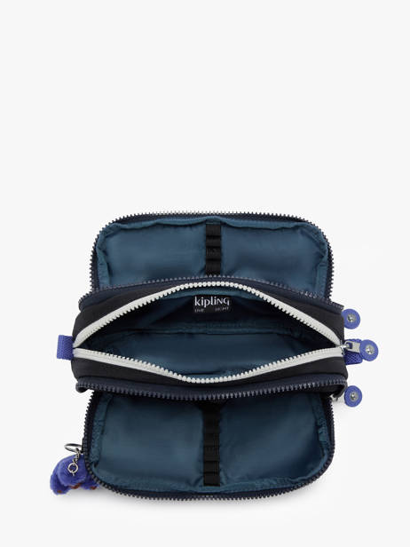 Pennenzak 3 Compartimenten Kipling Blauw back to school K13564 ander zicht 1
