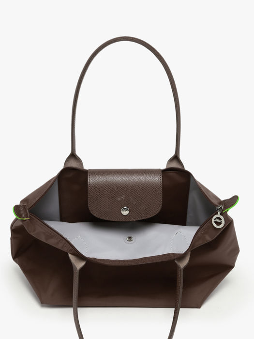 Longchamp Le pliage green Schoudertas Bruin
