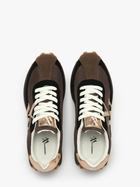 Sneakers Pia Vanessa wu Zwart accessoires BK2623NR ander zicht 3
