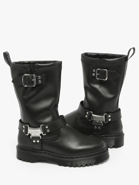 Laarzen Anistone Uit Leder Dr martens Zwart accessoires 32199001 ander zicht 2