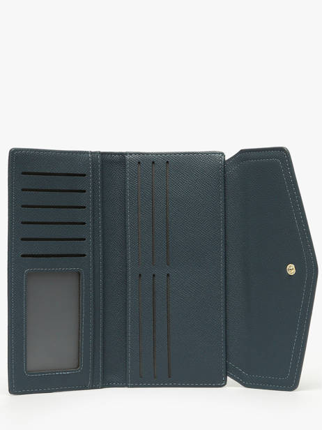 Portefeuille Saffiano David jones Blauw saffiano P164 ander zicht 1