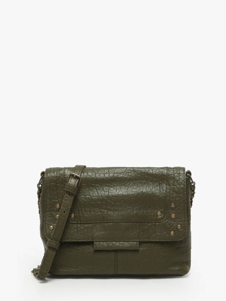 Cross Body Tas Felizia Leder Pieces Groen felizia 17116820