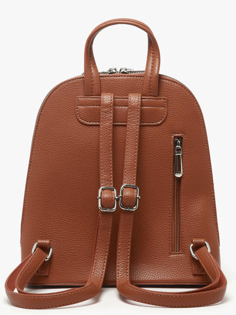 Rugzak Miniprix Bruin grained F2547 ander zicht 3