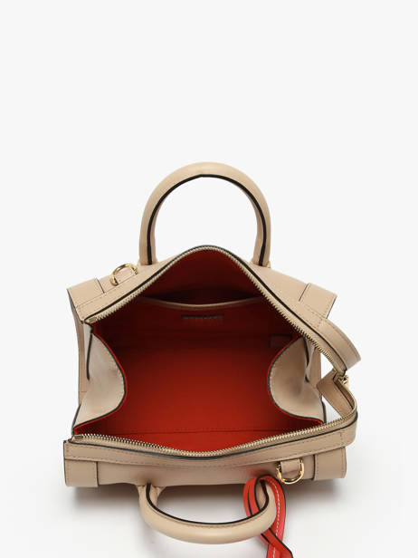 Mini Bowlingtas Bcbg Leder Lancel Beige bcbg A13689 ander zicht 3