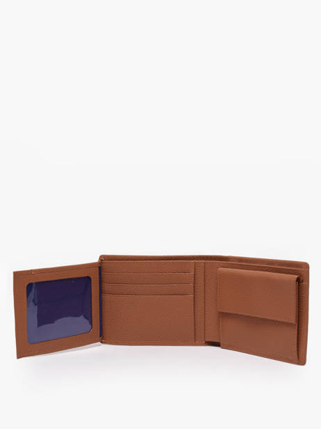 Portefeuille Charles Leder Le tanneur Bruin charles TCHA3350 ander zicht 2