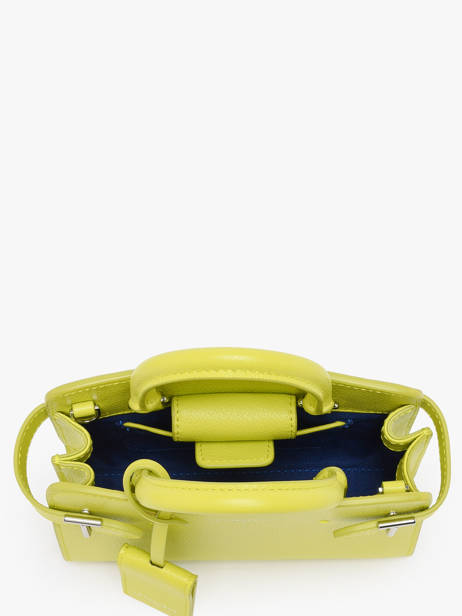 Cross Body Tas Emily Leder Le tanneur Geel emily TEMI1630 ander zicht 3