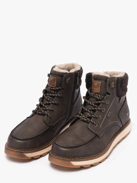 Enkellaarzen Mustang Bruin men M0131002 ander zicht 1