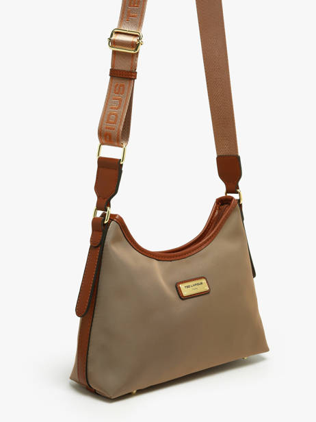 Cross Body Tas Jamie Nylon Ted lapidus Beige jamie DU43504 ander zicht 2