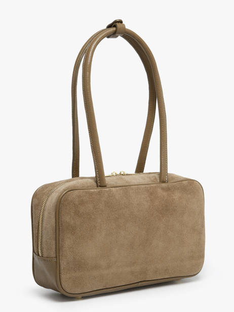 Schoudertas Velvet Caviar Leder Milano Bruin velvet caviar VC25093 ander zicht 2