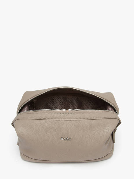 Toiletzak Hugo boss Beige grained HTC518Z ander zicht 2