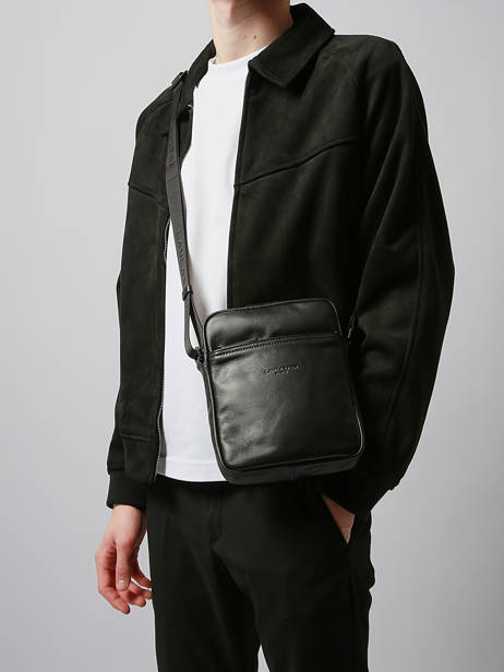 Cross Body Tas Lancaster Zwart soft vintage homme 14 ander zicht 2