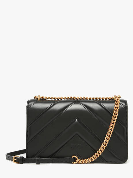 Cross Body Tas Love Bag Icon Leder Pinko Zwart love bag icon 4549A2OS ander zicht 4