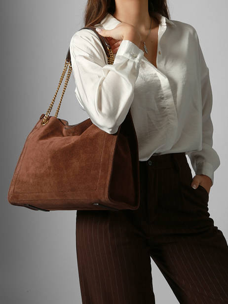 Schoudertas Bradley Lauren ralph lauren Bruin bradley 31969418 ander zicht 1