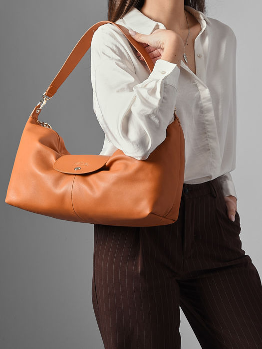 Longchamp Le pliage xtra bow Schoudertas Bruin