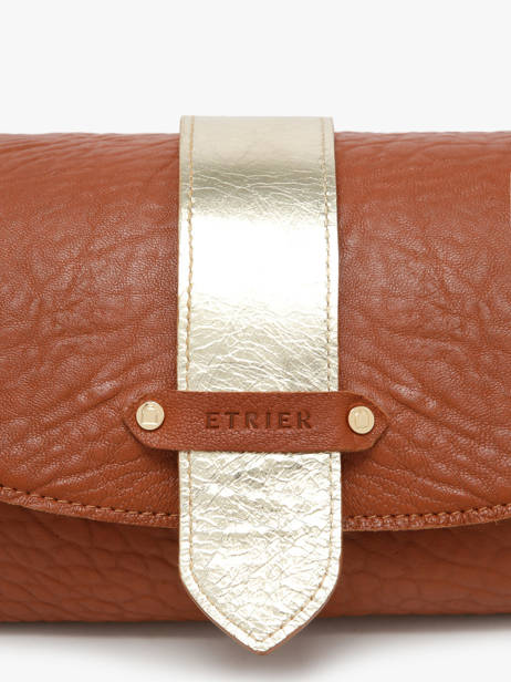 Cross Body Tas M Agnes Leder Etrier Bruin agnes EAGC205M ander zicht 3