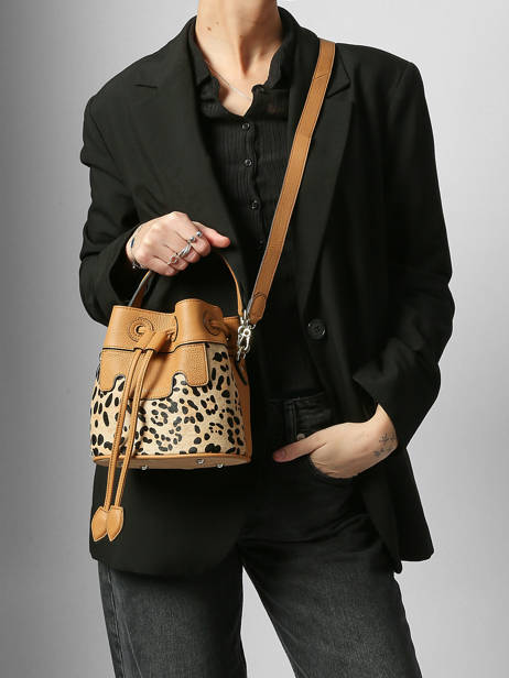 Cross Body Tas Capucine Xs Luipaard Leder Paul marius Beige leopard CAPUXLEO ander zicht 1