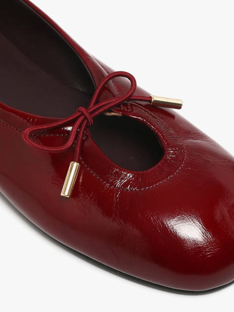 Ballerinas Uit Leder Alohas Rood women 10077602 ander zicht 2